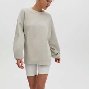 ARITZIA MEGA CREWNECK - DARK GREEN